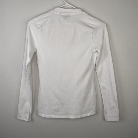 Express Shirt, Choker Collar, White Size Small - Picture 2 of 3